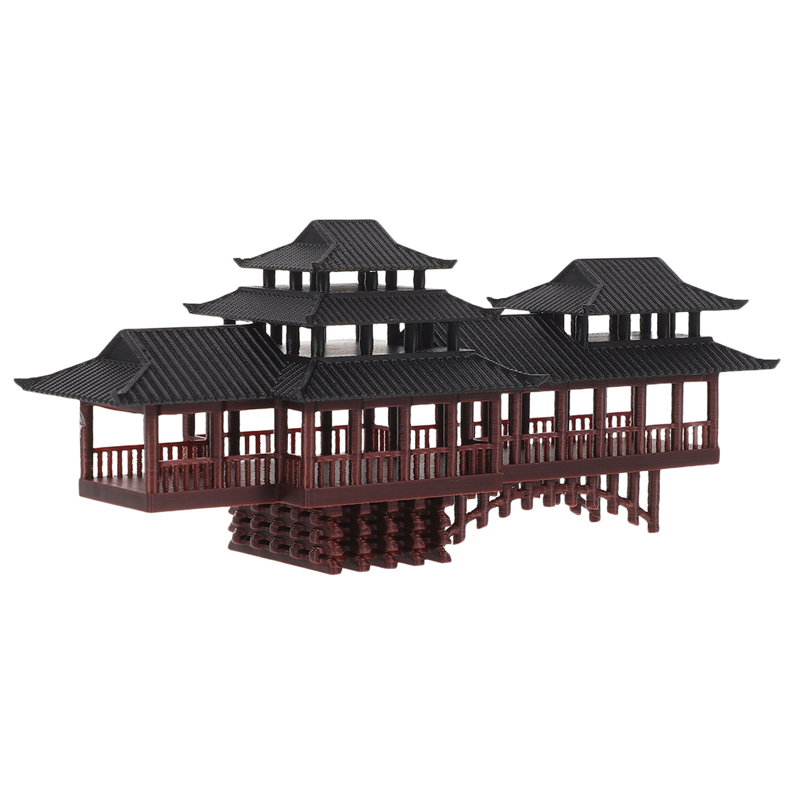 Bonsai Garden Decor - 작은 정자 장식품 고대 중국 건축