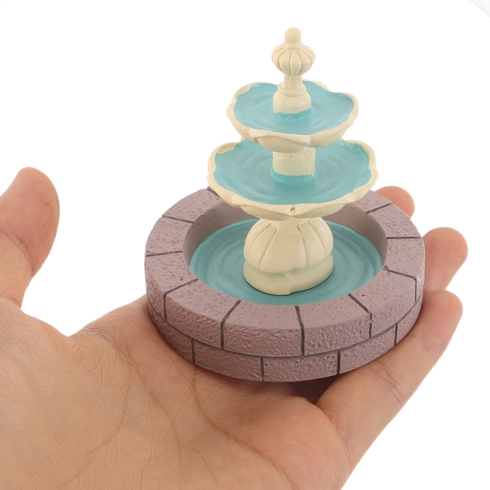 Bonsai Garden Decor - 2개 미니 레진 분수 장식 미니어처