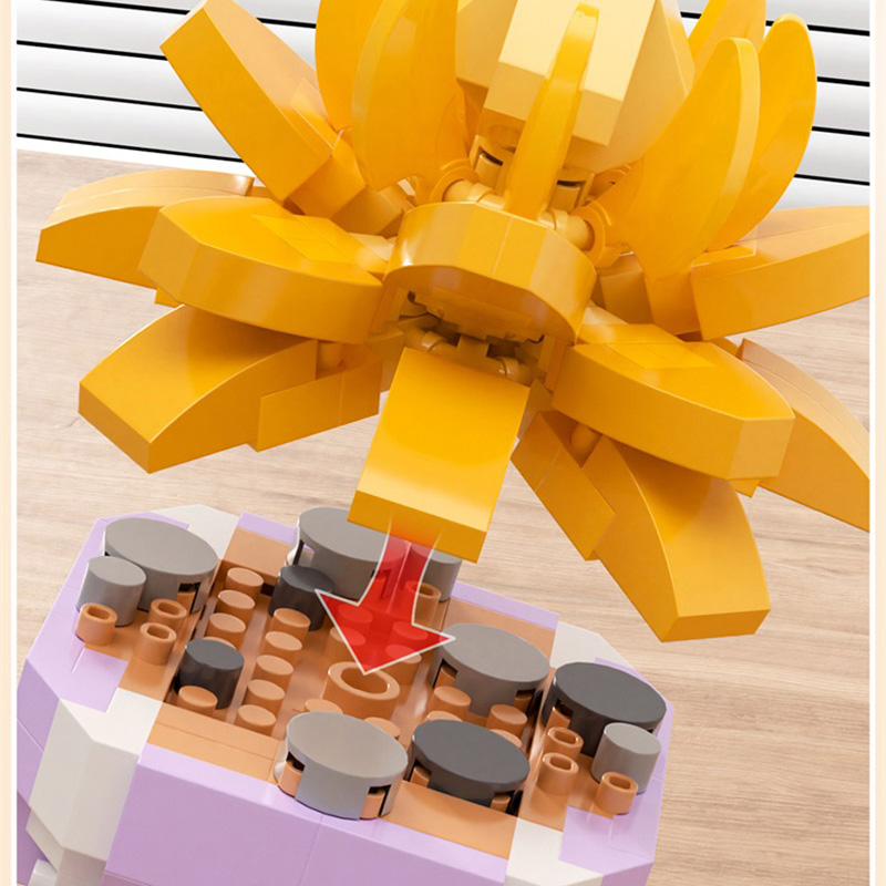 꽃 다육 식물 빌딩 블록 영원한 꽃 분재 나무 정원 로 - Bonsai Garden Lego 리뷰 및 가격