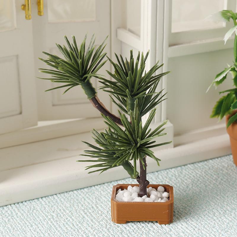 1Pcs 마이크로 조경 정원 분재 장식품 1/12 인형 - Bonsai Garden Decor 리뷰 및 가격