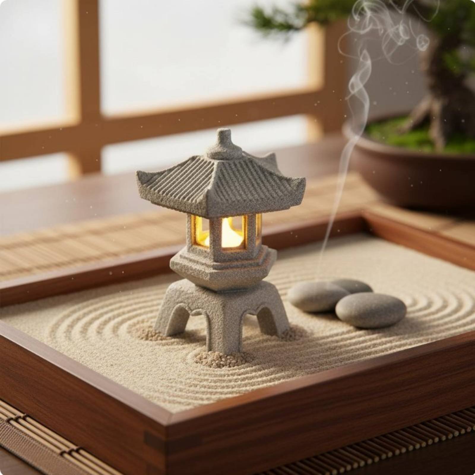 미니어처 석등 고풍스러운 마감 분재 장식 평온한 정원  - Bonsai Garden Decor 리뷰 및 가격
