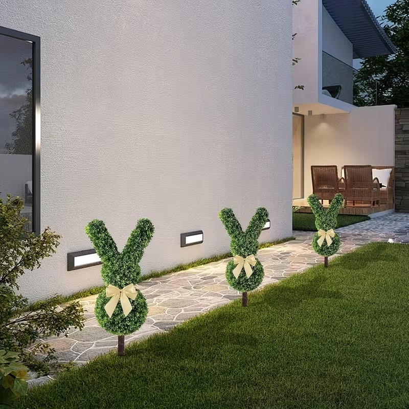 1/2PCS 19.69인치 부활절 토끼 정원 장식 인공 - Bonsai Garden Home 리뷰 및 가격