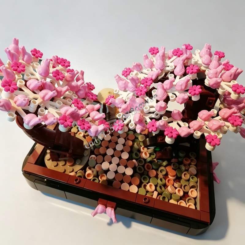 673PCS 분재 공원 벚꽃 나무 MOC 빌딩 블록 정 - Bonsai Garden Lego 리뷰 및 가격