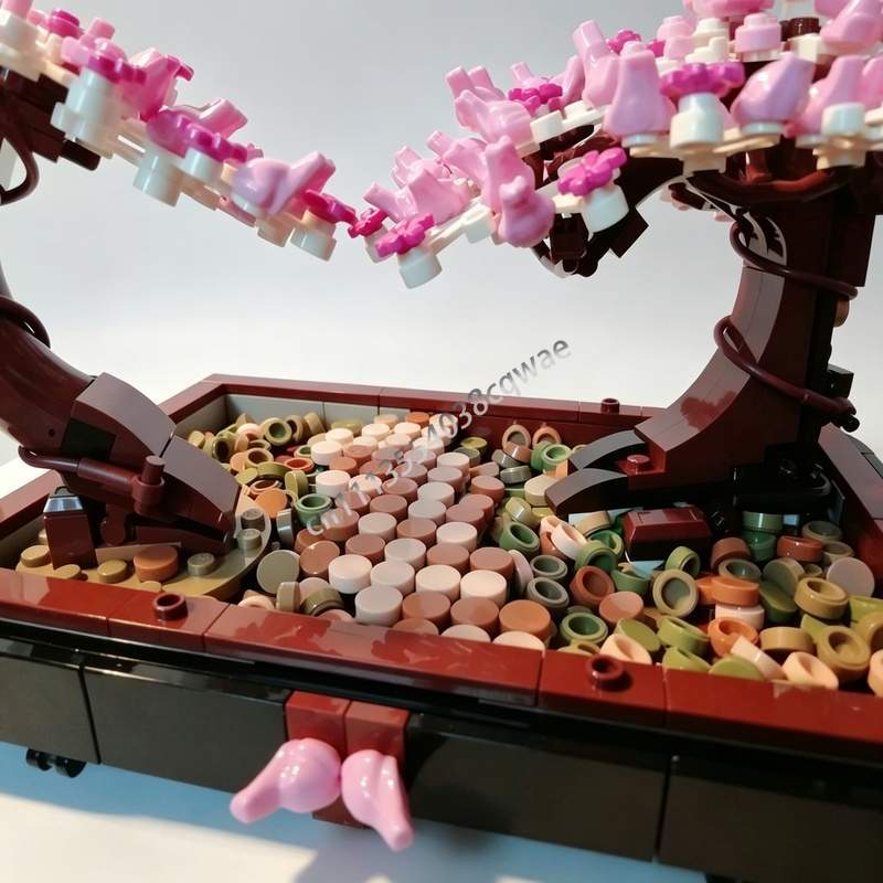 673PCS 분재 공원 벚꽃 나무 MOC 빌딩 블록 정 - Bonsai Garden Lego 리뷰 및 가격