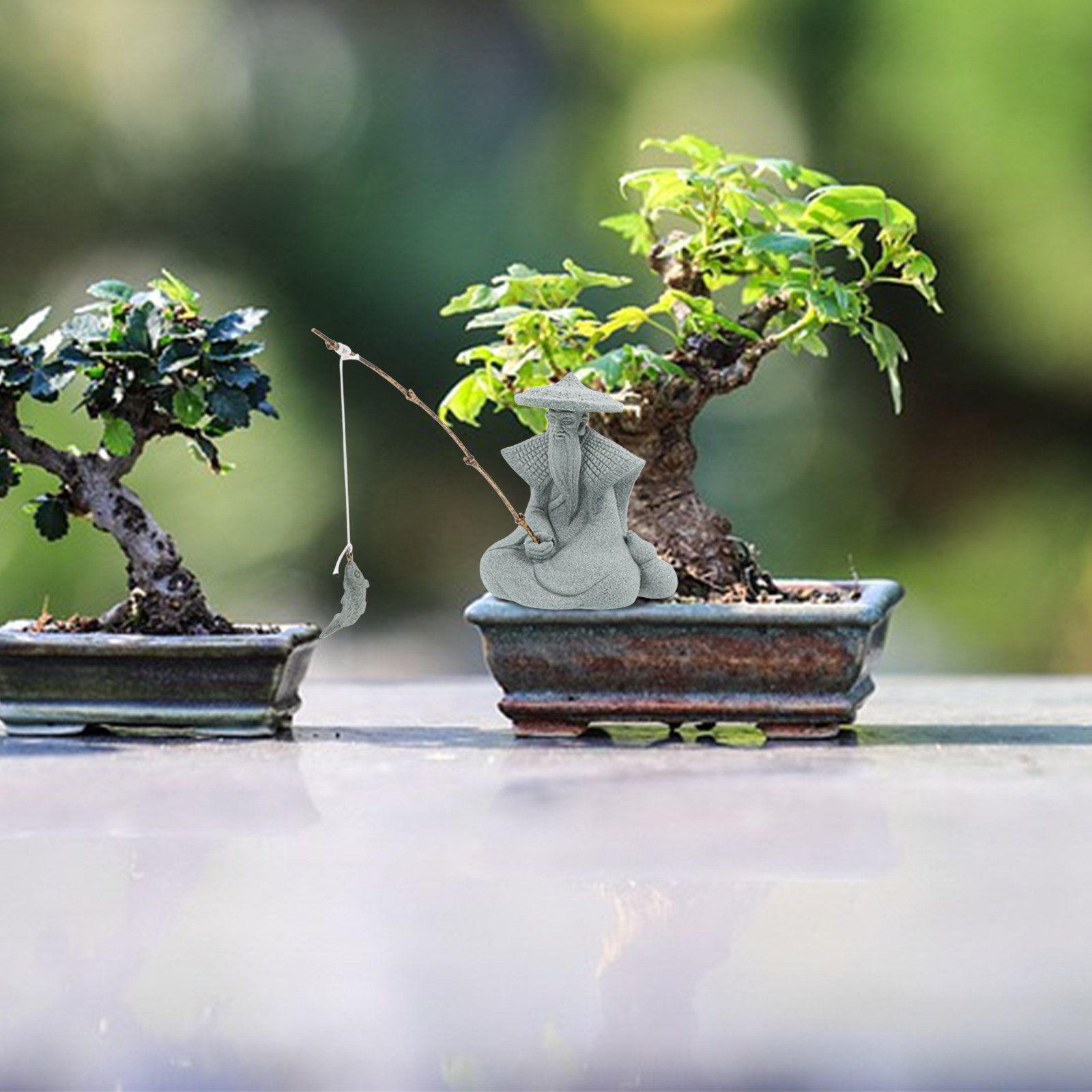 미니 어부 조각상 레진 우아한 중국풍 장식 어항 수족관 - Bonsai Garden Decor 리뷰 및 가격