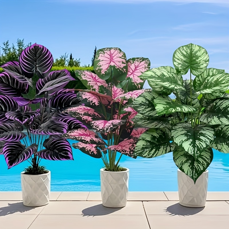 3pcs 60cm 대형 인공 녹색 식물 세트 정원 장식 - Bonsai Garden Home 리뷰 및 가격