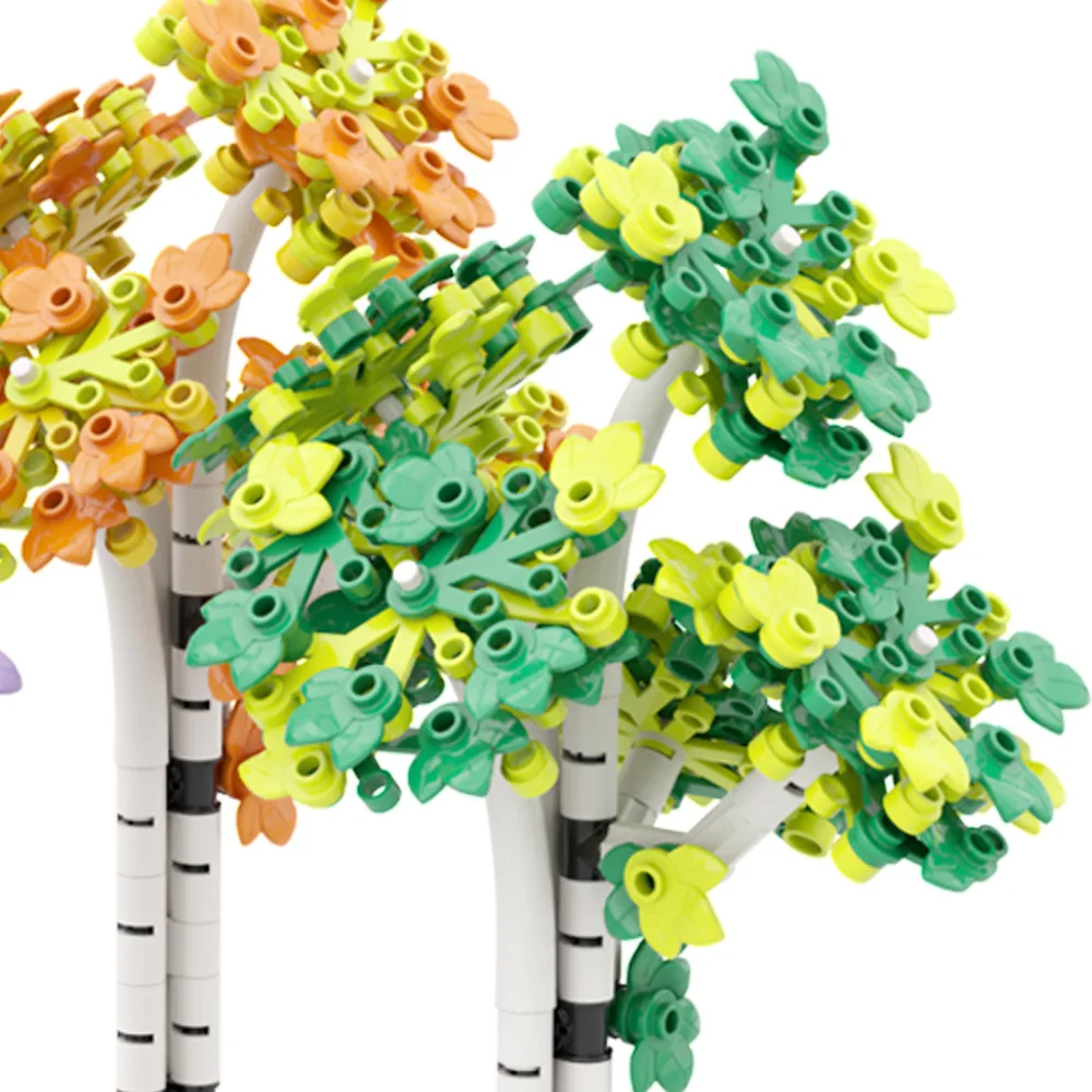152PCS MOC 빌딩 블록 정원 농장 장면 포플러  - Bonsai Garden Lego 리뷰 및 가격