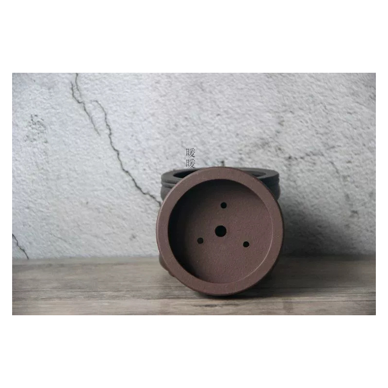 세라믹 원형 분재 냄비, 접시, 보라색 모래, 자연,  - Bonsai Garden China 리뷰 및 가격