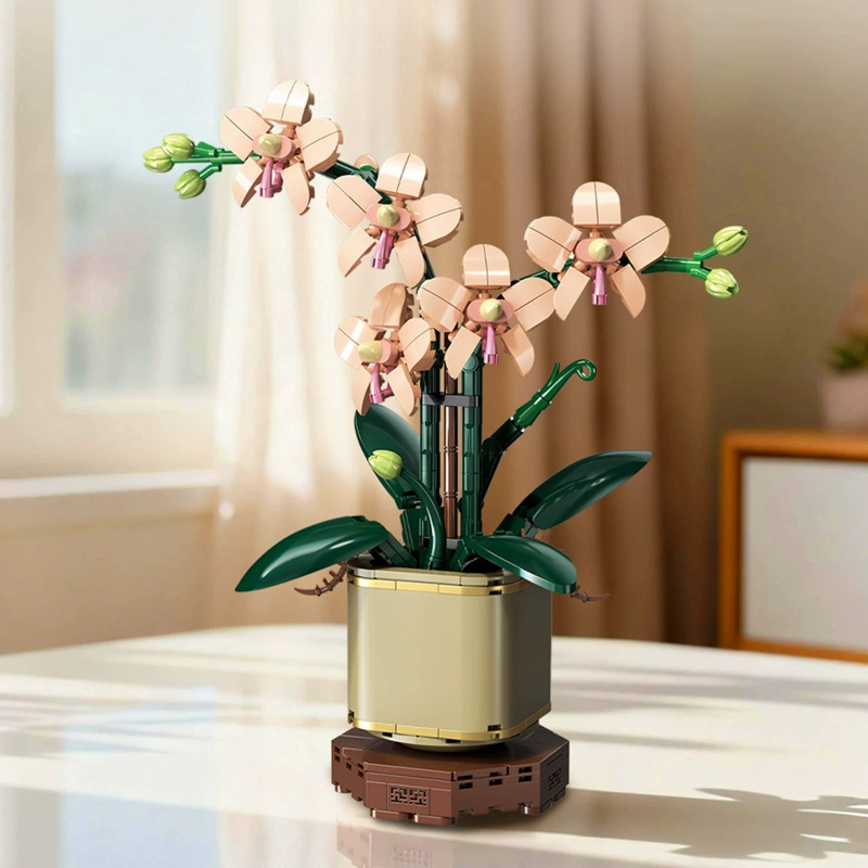 SEMBO 인공 꽃 빌딩 블록 행운의 대나무 난초 분재 - Bonsai Garden Lego 리뷰 및 가격