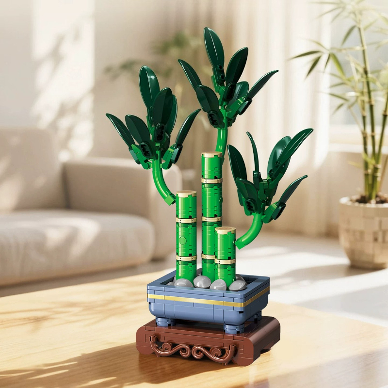 SEMBO 인공 꽃 빌딩 블록 행운의 대나무 난초 분재 - Bonsai Garden Lego 리뷰 및 가격
