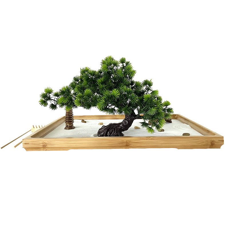 백사장, 인공 분재 나무, 바위, 갈퀴 선물 모래 키트 - Bonsai Zen Garden Kit 리뷰 및 가격