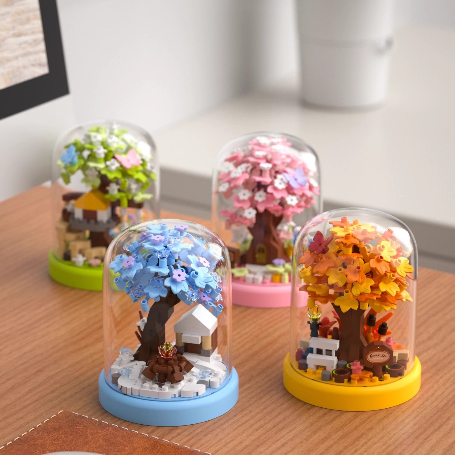 미니 벚꽃 나무 집 빌딩 블록 장난감 교육용 어린이 장 - Bonsai Garden Lego 리뷰 및 가격