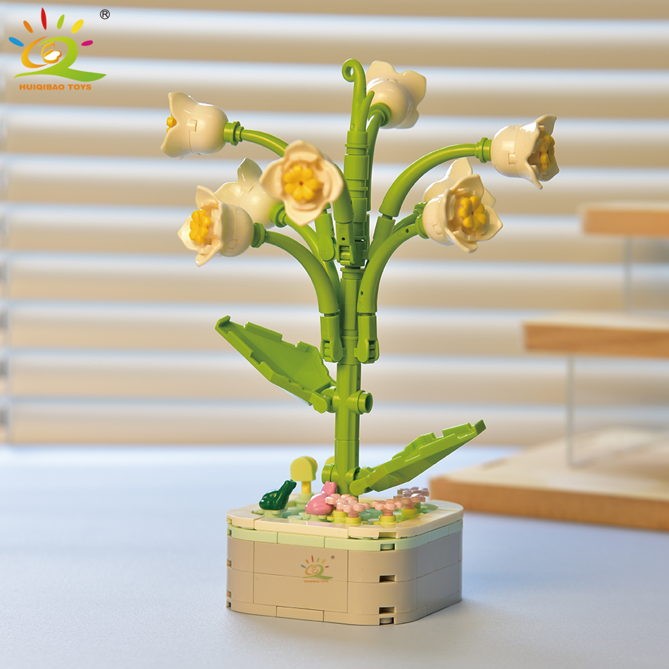 HUIQIBAO MOC 꽃 다육 식물 빌딩 블록, 영원 - Bonsai Garden Lego 리뷰 및 가격