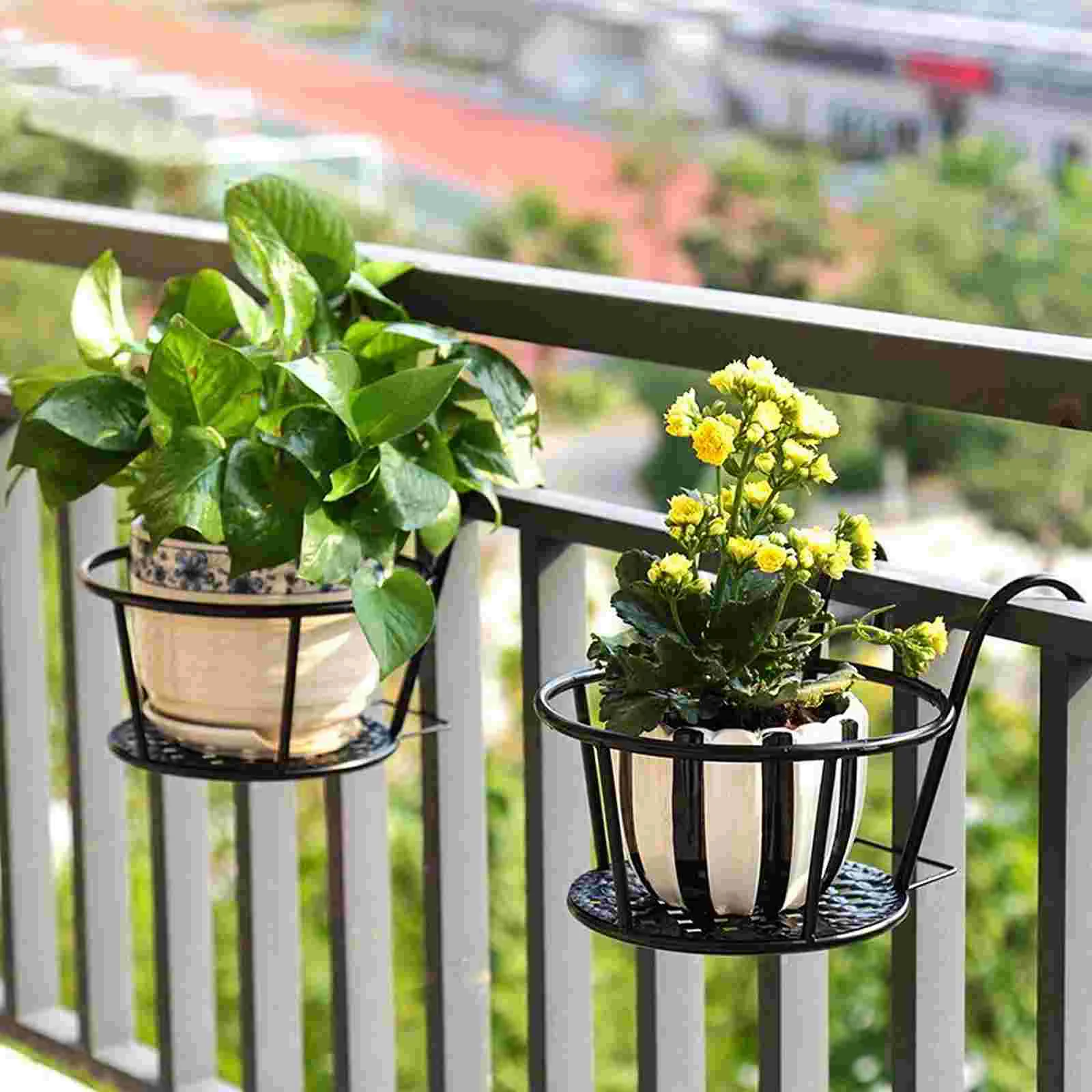 2개 철제 화분 스탠드 벽걸이 발코니 화분대 화분 홀더 - Bonsai Garden China 리뷰 및 가격