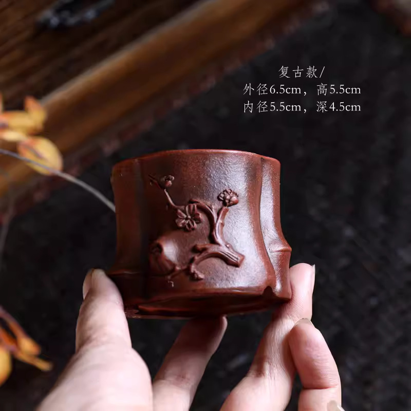 보라색 모래 분재 화분, 조각 꽃 가지 패턴, 전통 중 - Bonsai Garden China 리뷰 및 가격