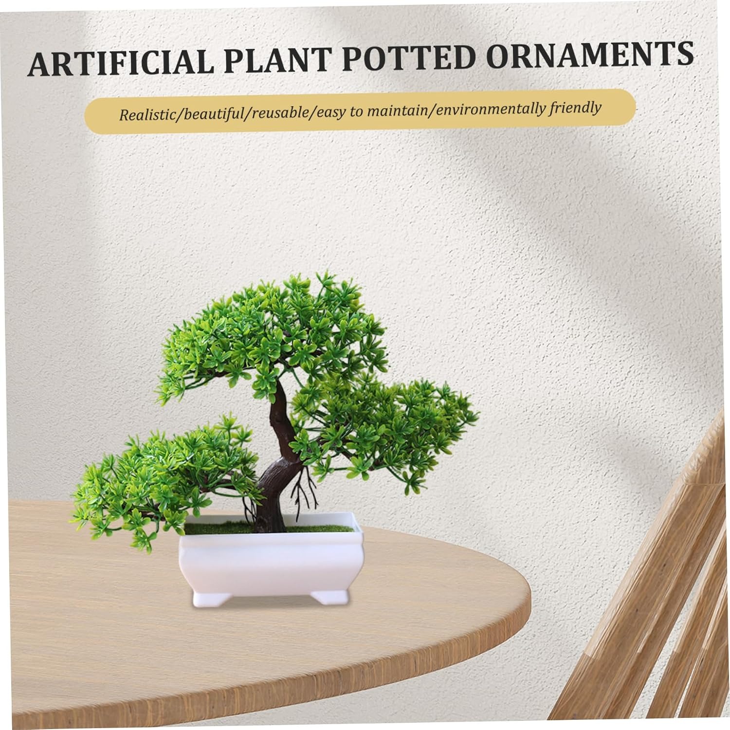 1/2Pcs 인공 분재 나무 시뮬레이션 화분에 심은 식 - Bonsai Garden Home 리뷰 및 가격