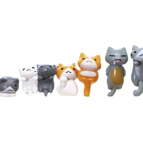 6개/세트 만화 행운의 PVC 고양이 집 정원 분재 장 - Bonsai Garden In Japan 리뷰 및 가격